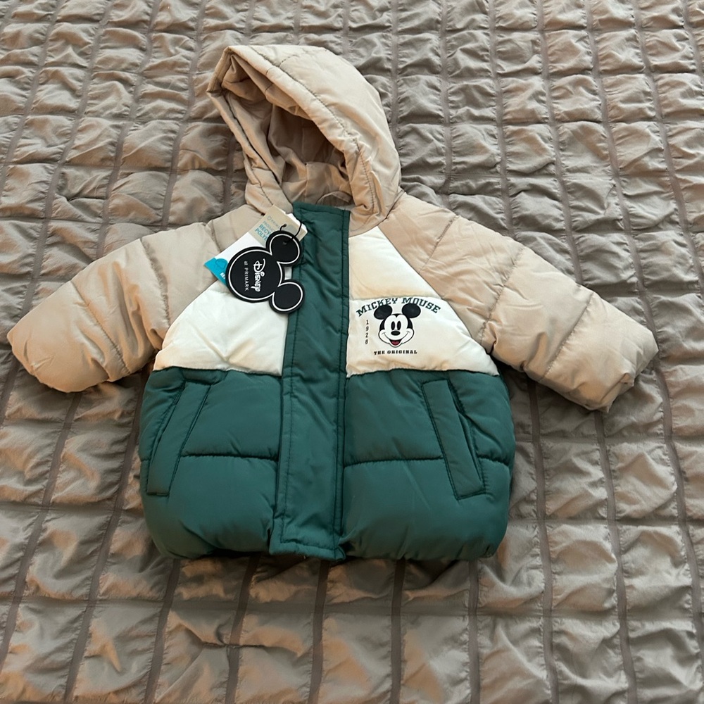 Disney Beige and Green Baby Jacket